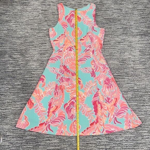 Lilly Pulitzer Cove Poolside Blue Love Birds Dress Size XS - Picture 8 of 11
